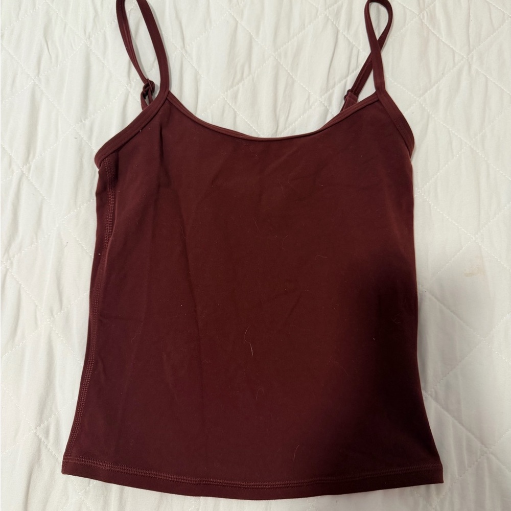 Aritzia Maroon Tank Top
